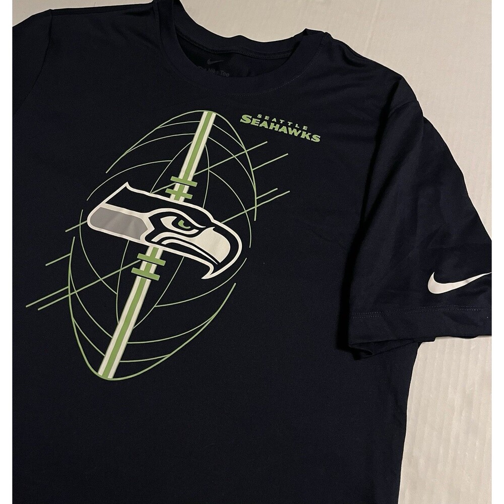 NEW Nike Seattle Seahawks NFL Dri-Fit Blue T-Shirt XL Football Super Bowl NWOT